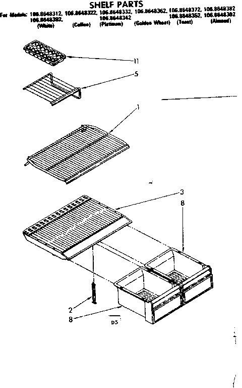 SHELF PARTS