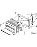 Freezer door parts