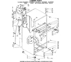 Kenmore 1068648421 cabinet parts diagram