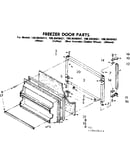 Freezer door parts