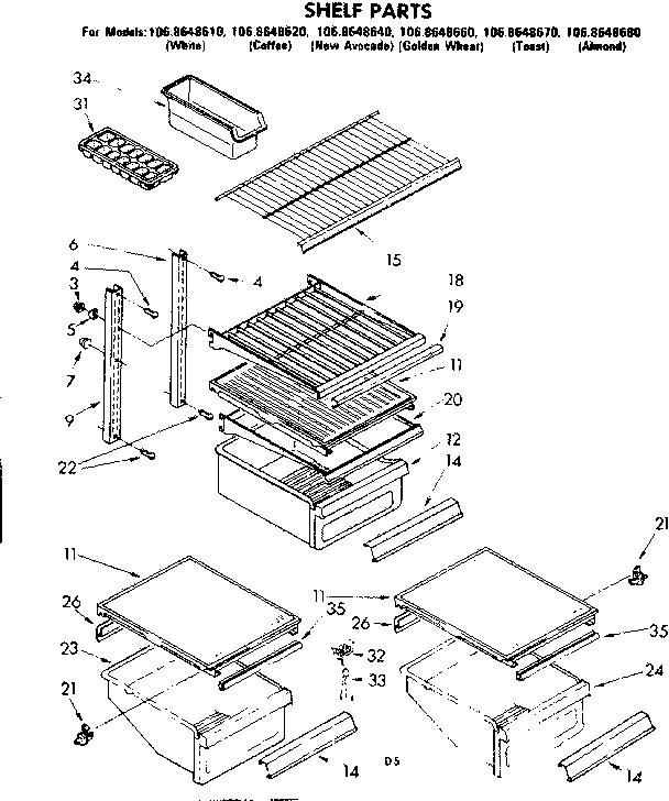 SHELF PARTS