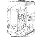 Kenmore 1068652720 cabinet parts diagram