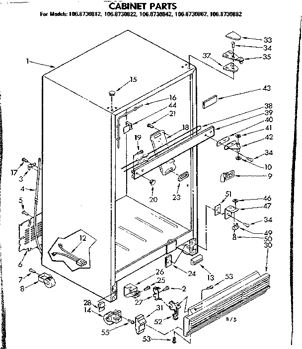 CABINET PARTS