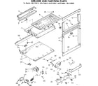 Kenmore 1068730842 breaker and partition parts diagram