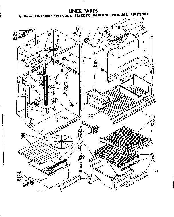 Liner parts