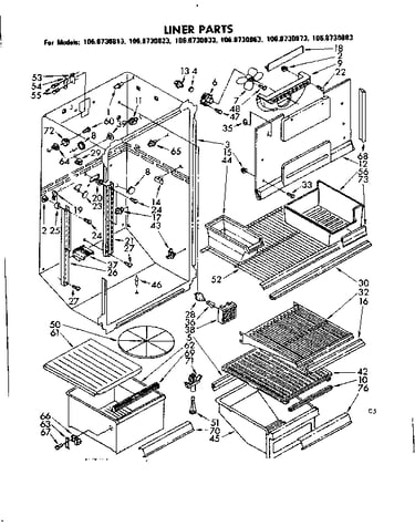 Liner parts