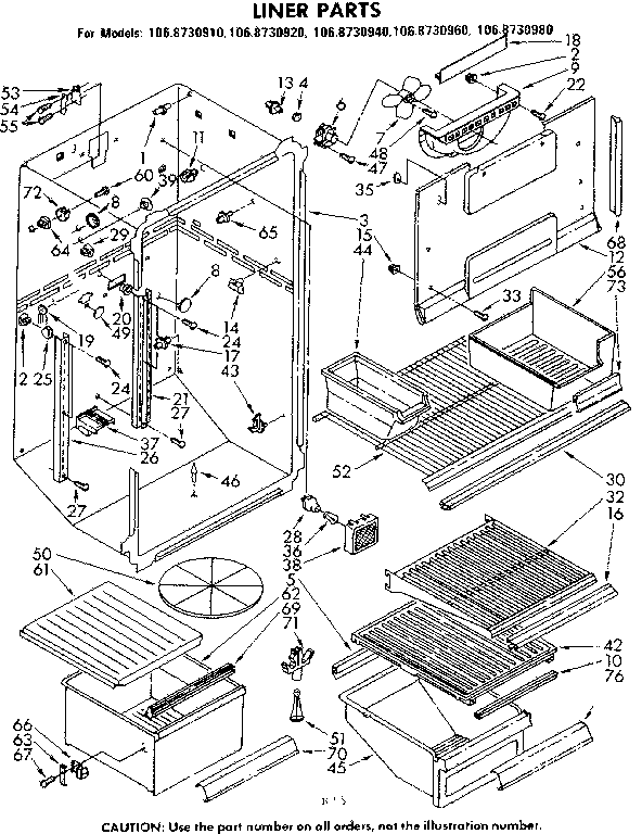 Liner parts