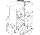 Kenmore 1068730921 cabinet parts diagram