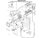 Kenmore 1068730921 icemaker parts diagram