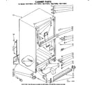 Kenmore 1068730982 cabinet parts diagram