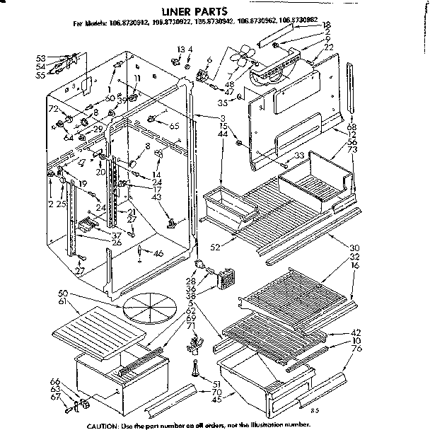Liner parts