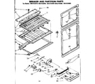 Kenmore 1068732910 breaker and partition parts diagram