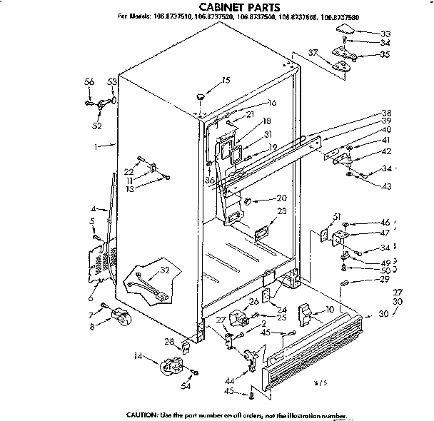 Cabinet parts