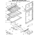 Kenmore 1068737581 breaker and partition parts diagram