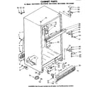 Kenmore 1068739320 cabinet parts diagram
