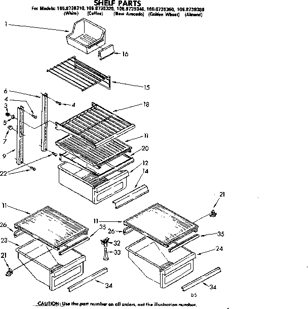 SHELF PARTS