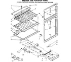Kenmore 1068739380 breaker and partition parts diagram