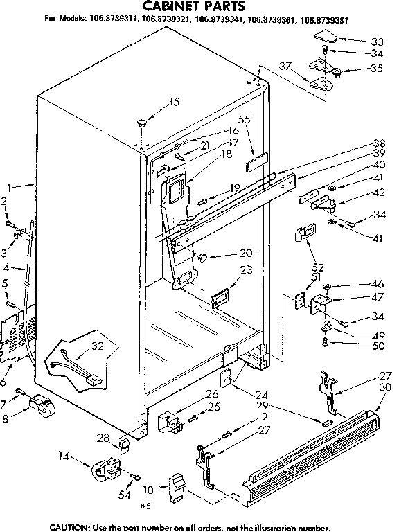 Cabinet parts