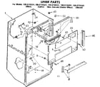Kenmore 1068739321 liner parts diagram