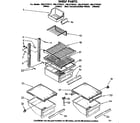 Kenmore 1068739321 shelf parts diagram