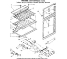 Kenmore 1068739321 breaker and partition parts diagram