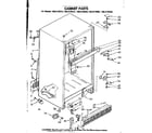 Kenmore 1068739322 cabinet parts diagram