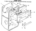 Kenmore 1068739312 liner parts diagram