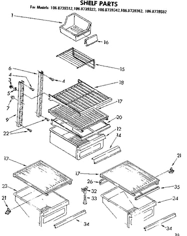 Shelf parts
