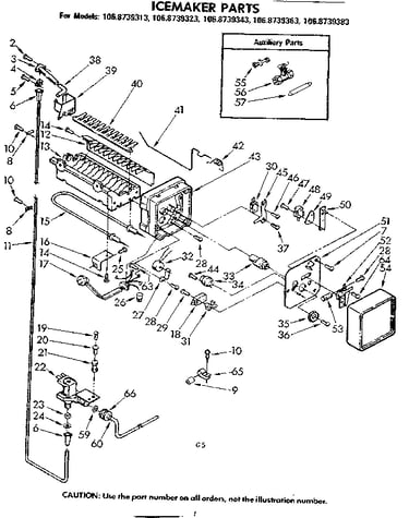 Icemaker parts