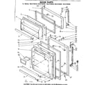 Kenmore 1068739440 door parts diagram