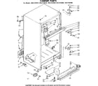 Kenmore 1068739410 cabinet parts diagram