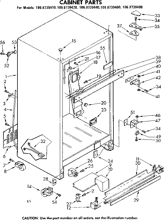 Cabinet parts