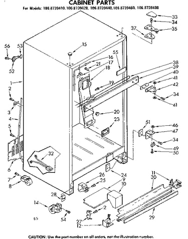 Cabinet parts