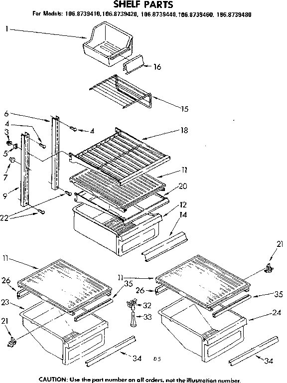 SHELVES AND ACCESSORIES