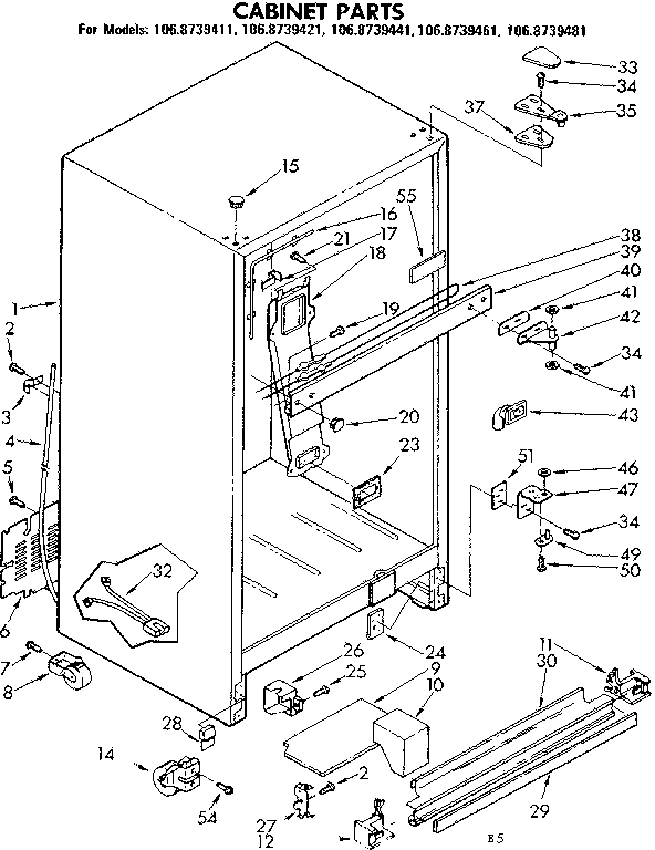 Cabinet parts
