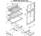 Kenmore 1068739482 breaker and partition parts diagram