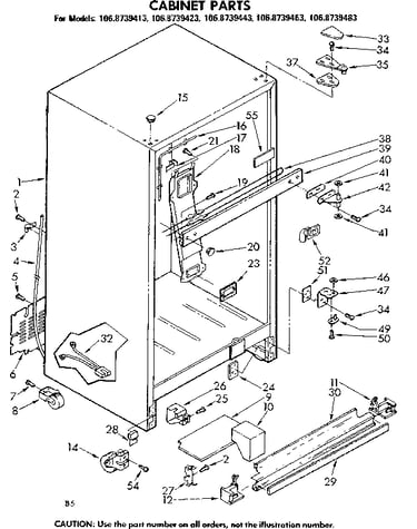 Cabinet parts