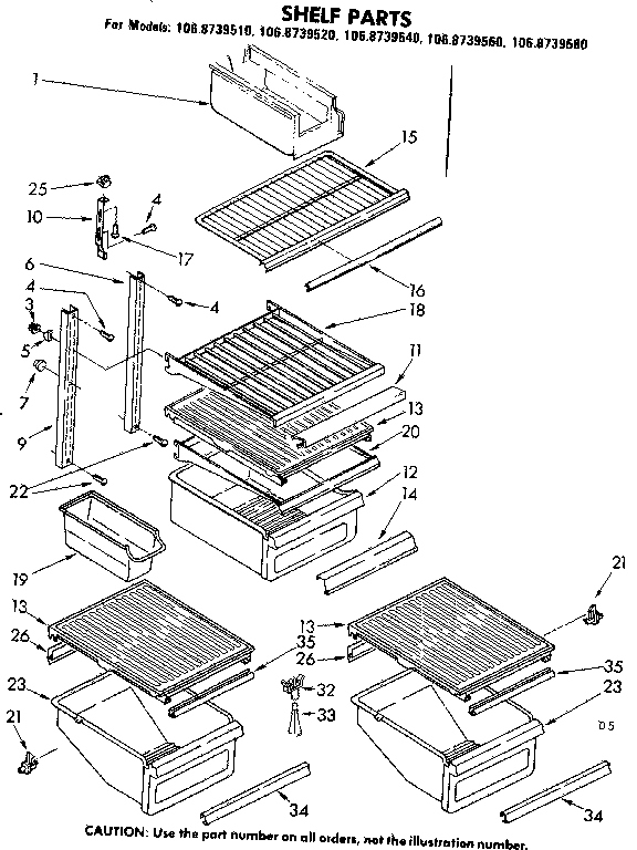 Shelf parts
