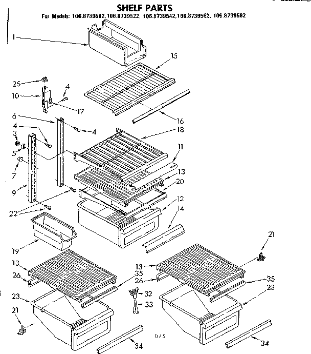 Shelf parts