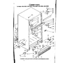 Kenmore 1068739620 cabinet parts diagram