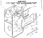 Kenmore 1068739660 liner parts diagram
