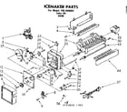 Kenmore 1068440 icemaker parts diagram
