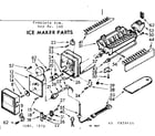 Kenmore 106978553 ice maker parts diagram
