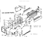 Kenmore 106978556 ice maker parts diagram