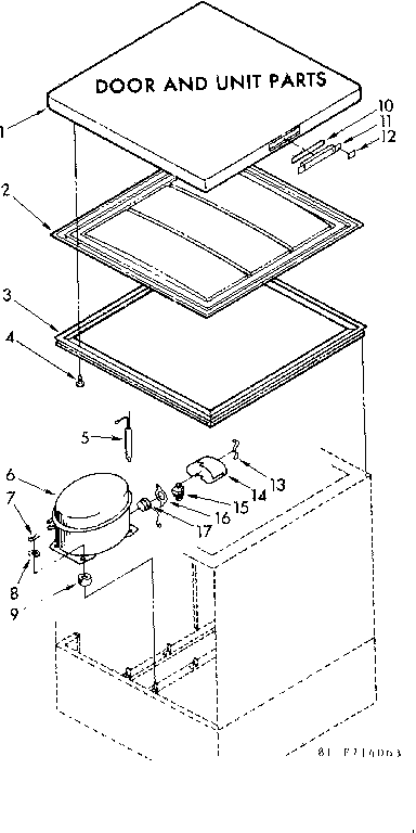 Door and unit parts