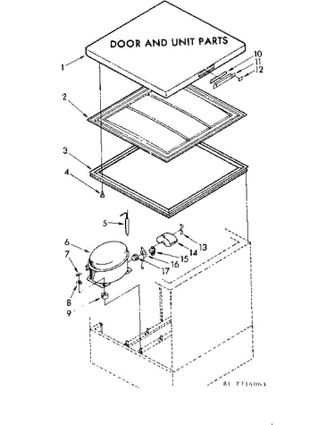 Door and unit parts