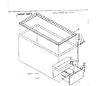 Kenmore 198714601 cabinet parts diagram