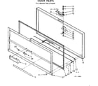 Kenmore 198714631 door parts diagram