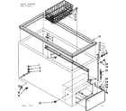 Kenmore 198714641 cabinet parts diagram