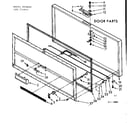 Kenmore 198714641 door parts diagram